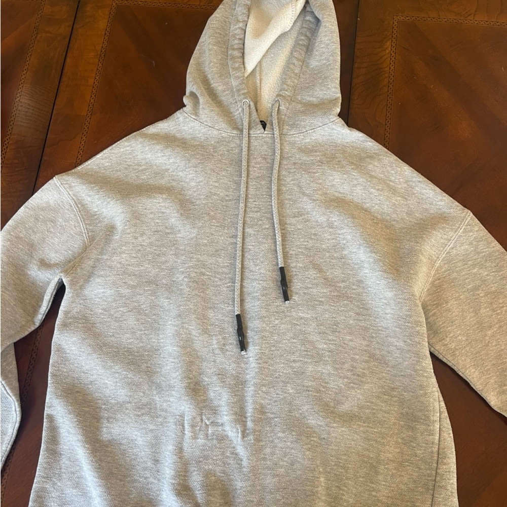 Zara Oversized Grey Boyfriend Hoodie Size Small